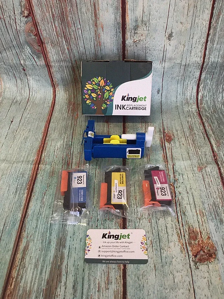 923 Ink Cartridges Combo Pack Without Chip Compatible for HP OfficeJet