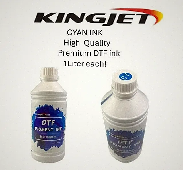 CYAN INK (1L of each bottle) ! DTF premium Quality ink for dtf