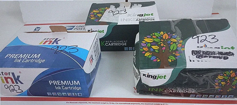 HP 923 Kingjet Ink Replacement Cartridge Combo Pack LOT OF 3 OPEN BOXES