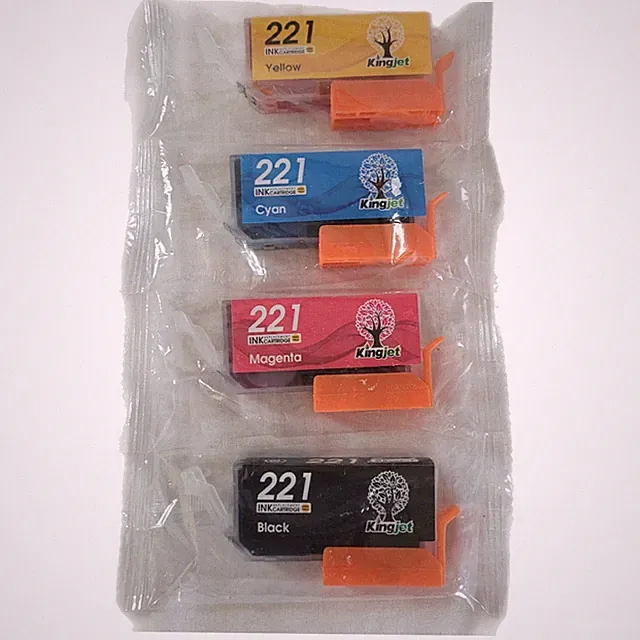 KingJet 220 Replacement Ink Black, Cyan, Yellow, Magenta