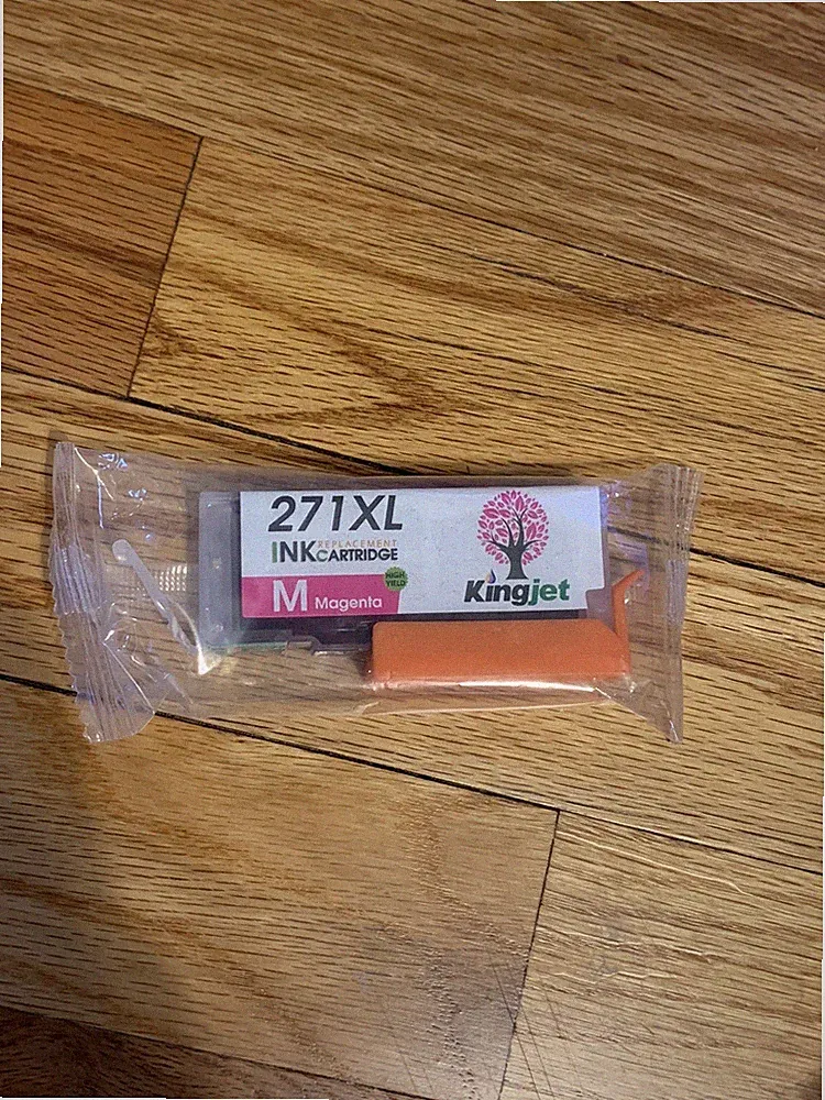 Kingjet 271 XL Magenta Ink Cartridge Canon Printer Compatible Ink Replacement