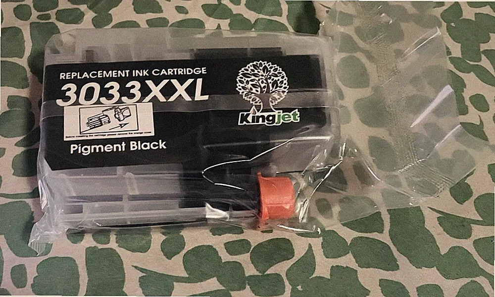 KingJet 3033XXL Black Ink Cartridge – Sealed XXL Compatible Replacement