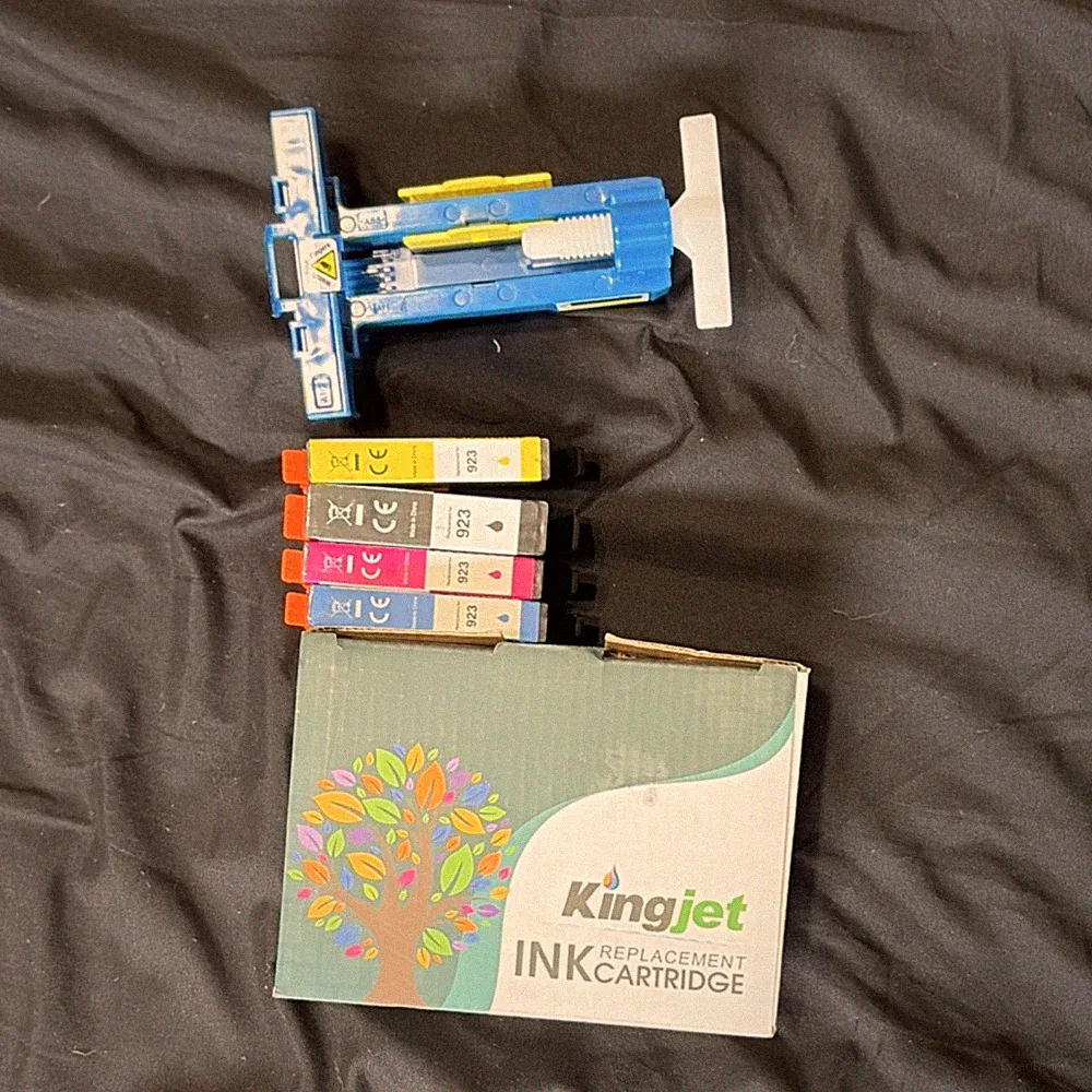 Kingjet 923 Compatible Ink Cartridges Cyan Magenta Black Yellow