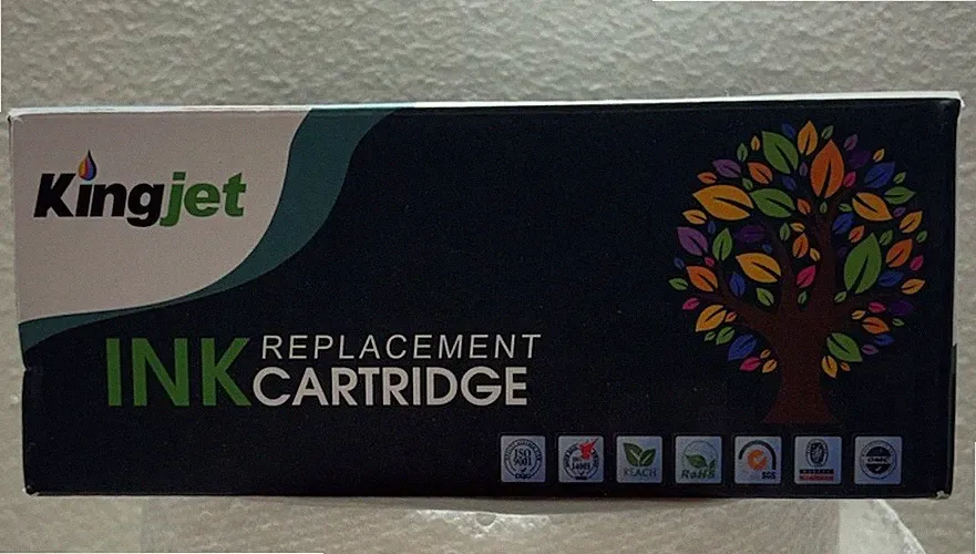 Kingjet Ink Replacement Cartridge 923 4-Pack Black Blue Yellow Magenta New NIB