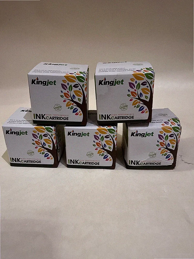 Kingjet Printer Ink Cartridge KCH-901XL Each Box Contains 1 BK + 1C 5 Boxes
